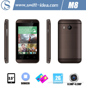 New 3.5 Inch HD Sc6820 Android GSM Quad Band 2g Feature Phone (M8)